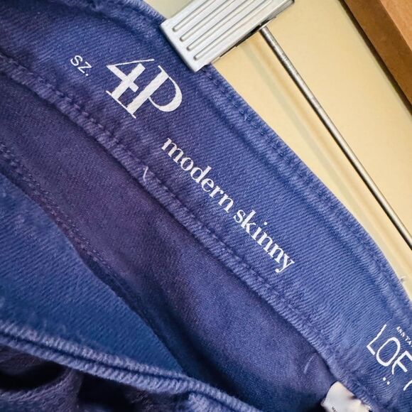 LOFT Purple Skinny Jeans Vibrant Style - Picture 6 of 8